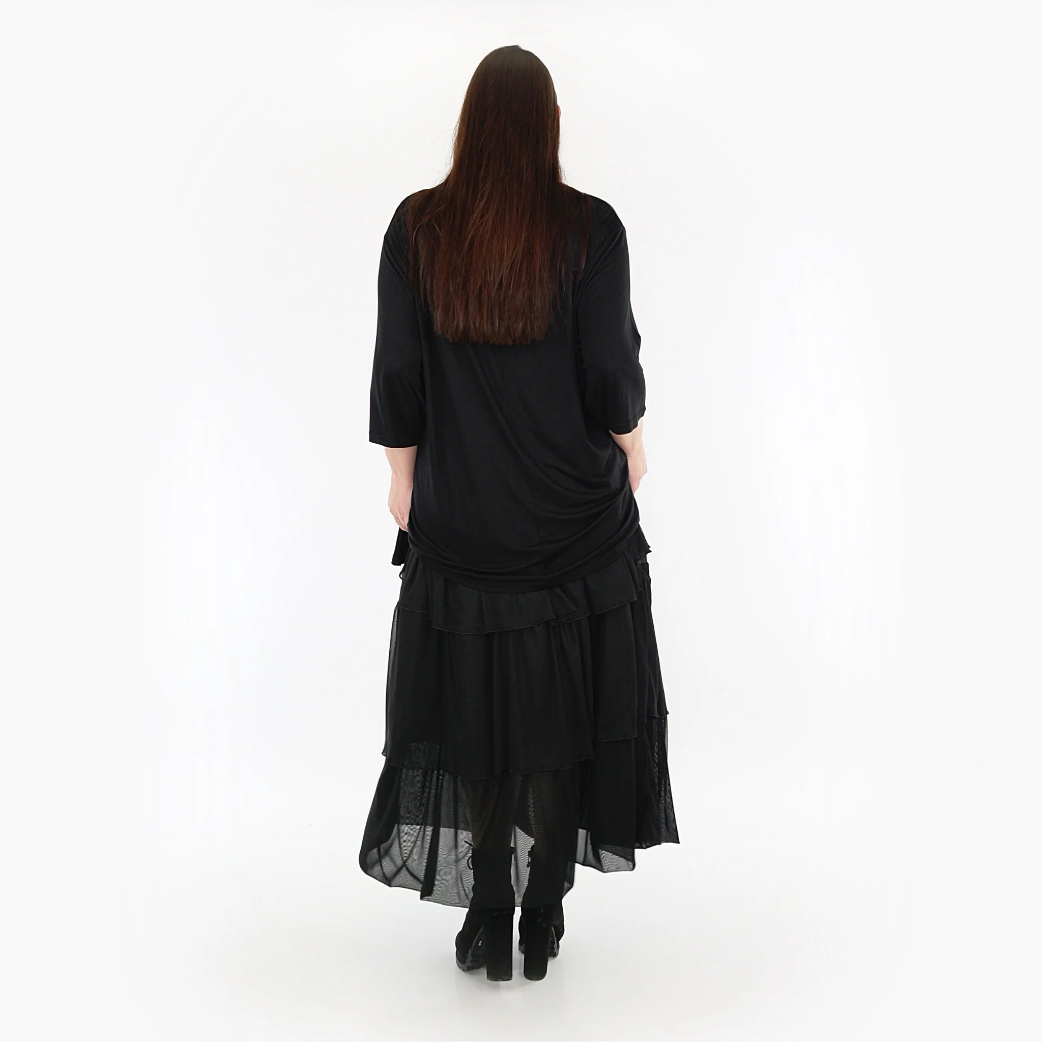  Ballonrock von AKH Fashion aus Baumwolle, 1326.06969, Schwarz, Schick, Modern, Bequem