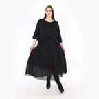 Ballonrock von AKH Fashion aus Baumwolle, 1326.06969, Schwarz, Schick, Modern, Bequem
