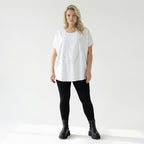 Oversized Shirt von Divas Planet aus Baumwolle, DP10148, Weiß, Schick, Modern, Bequem