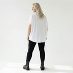 Oversized Shirt von Divas Planet aus Baumwolle, DP10148, Weiß, Schick, Modern, Bequem