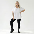 Oversized Shirt von Divas Planet aus Baumwolle, DP10148, Weiß, Schick, Modern, Bequem