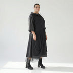  A-Form Kleid von H4 Fashion aus Polyamid, 8022, Schwarz, Ausgefallen, Zeitlos, Schick