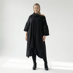  A-Form Kleid von H4 Fashion aus Polyamid, 8024, Schwarz, Ausgefallen, Zeitlos, Schick