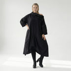  A-Form Kleid von H4 Fashion aus Polyamid, 8024, Schwarz, Ausgefallen, Zeitlos, Schick