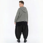 AKH Premium Bigshirt in kastiger Form, aus Baumwolle, P1032.2601, Grau, Ausgefallen, Zeitlos