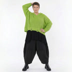 AKH Premium Bigshirt in kastiger Form, aus Baumwolle, P1032.2601, NeonGrün, Ausgefallen