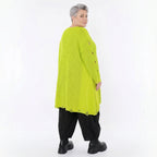 A-Form Bigshirt von AKH Premium aus Baumwolle, P1032.2603, NeonGelb, Ausgefallen, Zeitlos