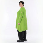 A-Form Bigshirt von AKH Premium aus Baumwolle, P1032.2603, NeonGrün, Ausgefallen, Zeitlos