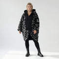 Ballon Jacke von H4 Fashion aus Polyamid, 2366, Schwarz, Animal, Ausgefallen, Zeitlos
