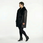  A-Form Jacke von AKH Premium aus Polyester, P1029.7175, Schwarz, Raute, Ausgefallen