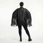  AKH Premium Bigshirt in kastiger Form, aus Materialmix, P1027.7182, Schwarz, Ausgefallen