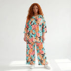 Zeitlos elegantes Lagenlook Oversize Shirt in schmeichelnder A-Form, weich fließend, Mehrfarbig
