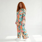 Zeitlos elegantes Lagenlook Oversize Shirt in schmeichelnder A-Form, weich fließend, Mehrfarbig