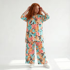 Zeitlos elegantes Lagenlook Oversize Shirt in schmeichelnder A-Form, weich fließend, Mehrfarbig