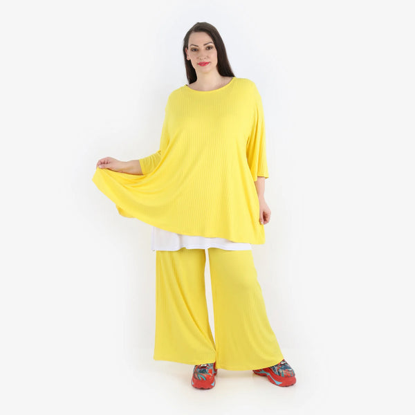 Oversize Damen Hose, Papita, Viskose, gerader Form, Lagenlook Mode, große Größen - SEELENlook
