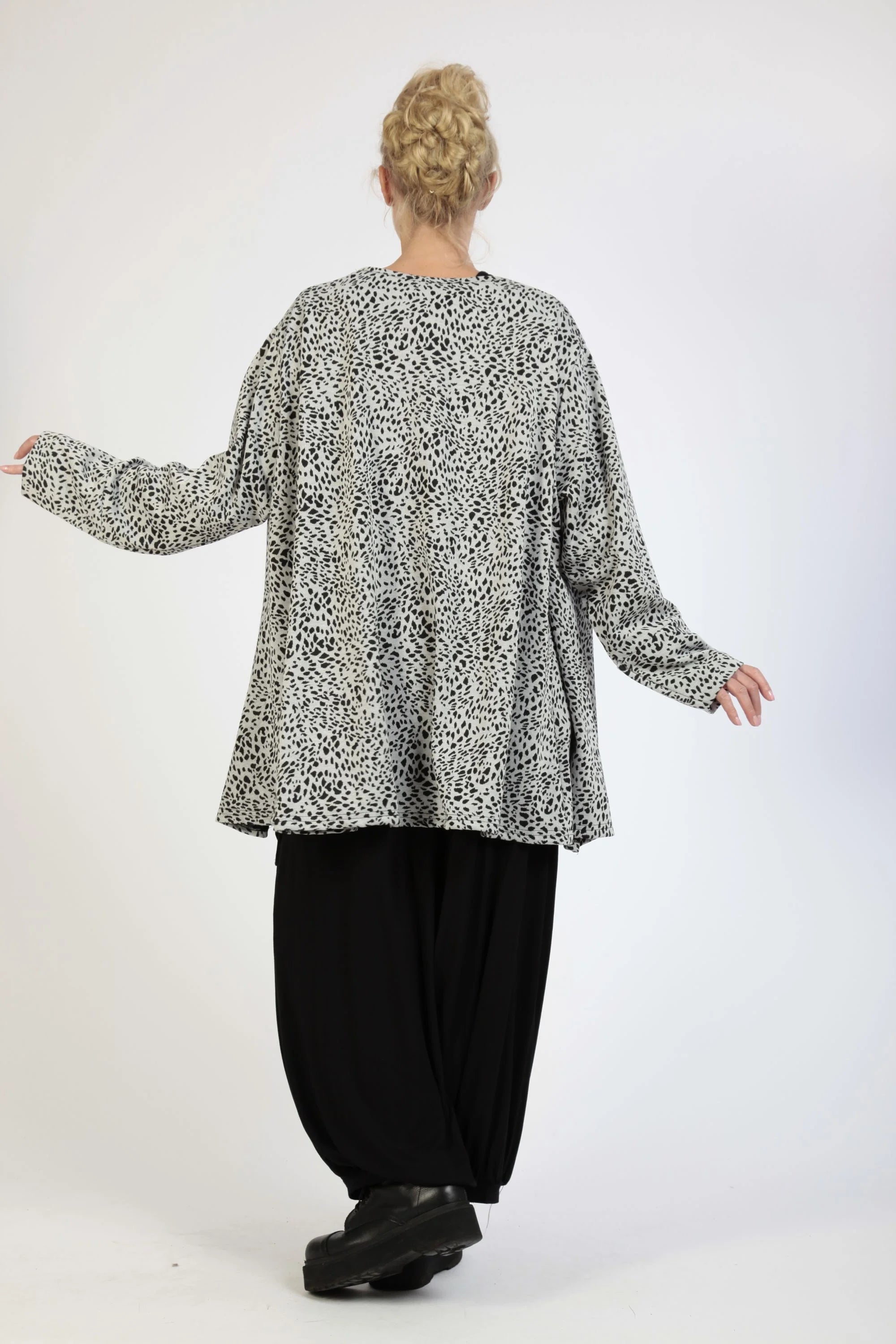 A-Form Shirt von AKH Fashion aus Materialmix, ausgefallene, zeitlose Lagenlook Mode