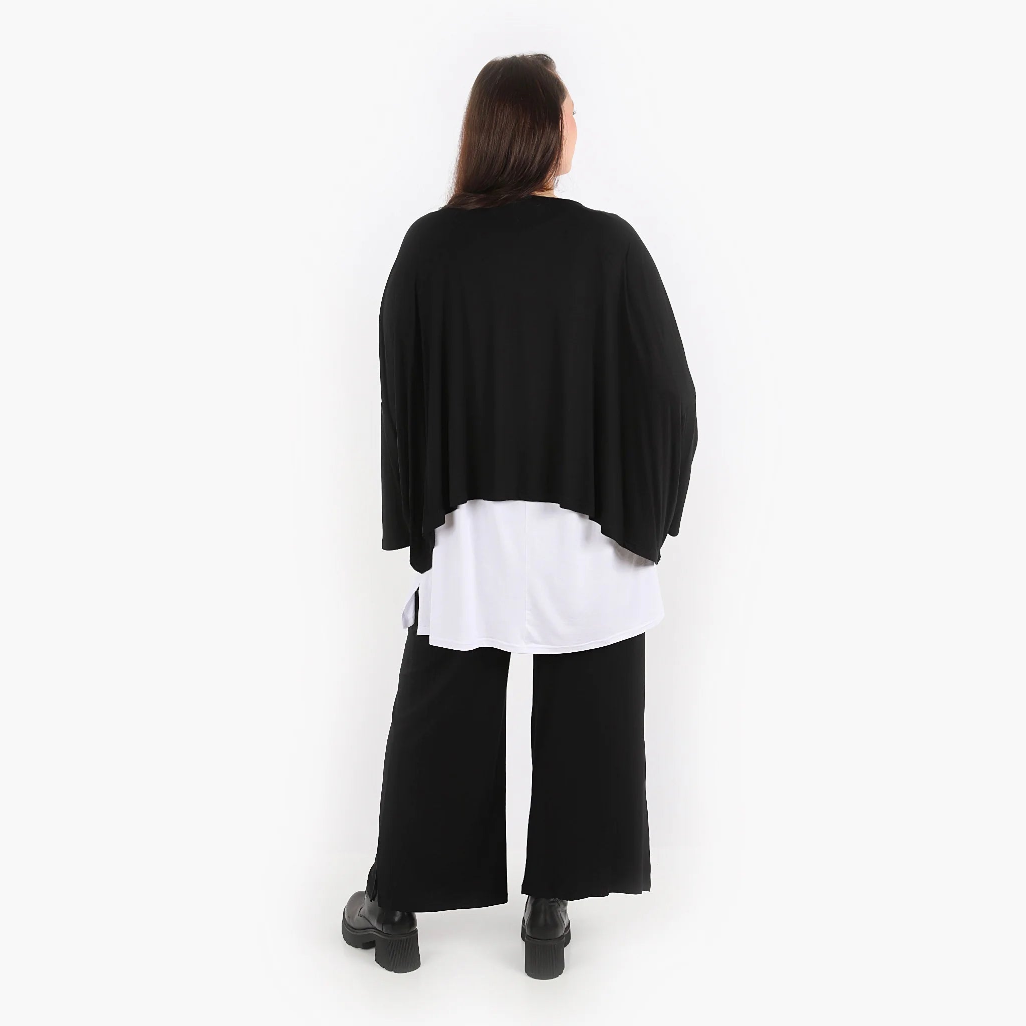  AKH Fashion Hose in gerader Form, aus Viskose, 1312.00225, Schwarz, Schick, Modern, Bequem