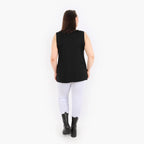  AKH Fashion Top in gerader Form, aus Viskose, 1312.00226, Schwarz, Schick, Modern, Bequem