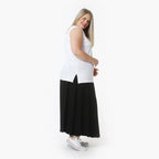  AKH Fashion Top in gerader Form, aus Viskose, 1312.00226, Weiß, Schick, Modern, Bequem
