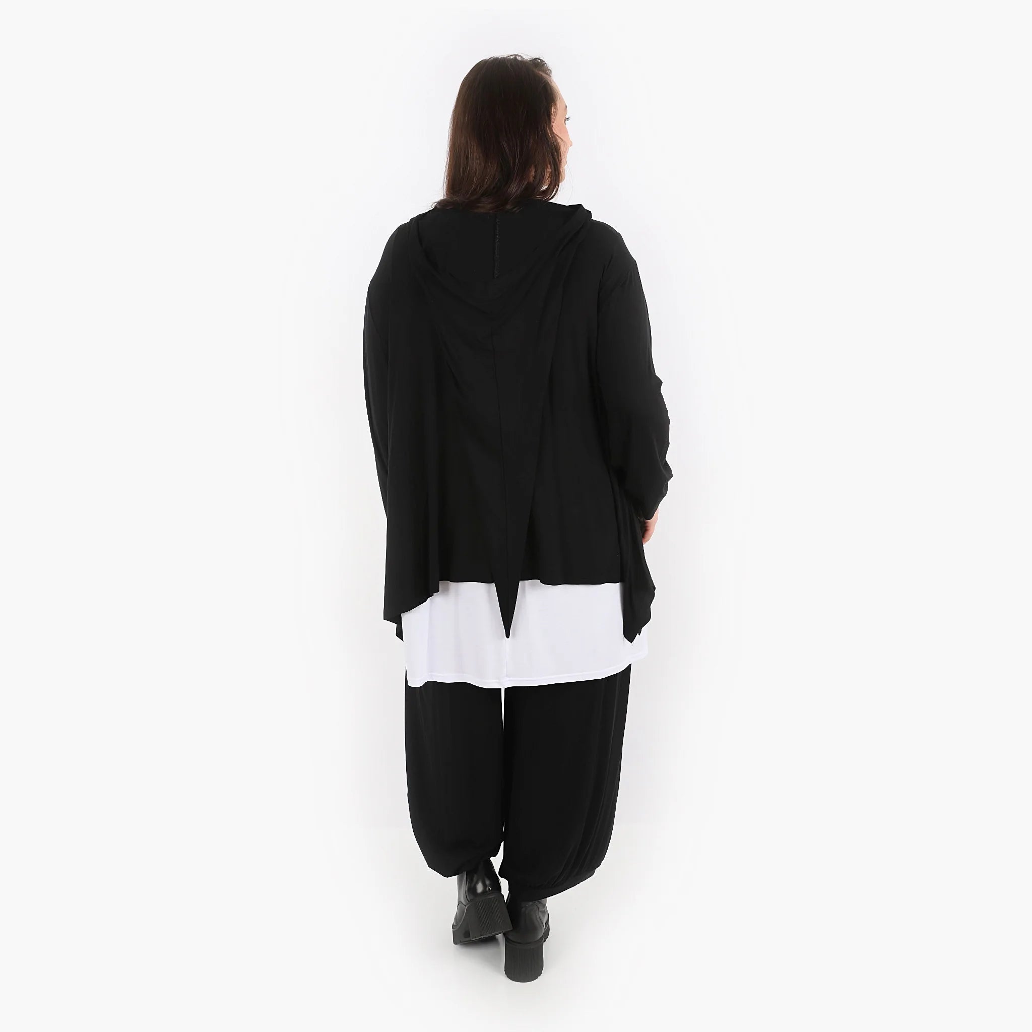  A-Form Shirt von AKH Fashion aus Viskose, 1312.03073, Schwarz, Schick, Modern, Bequem
