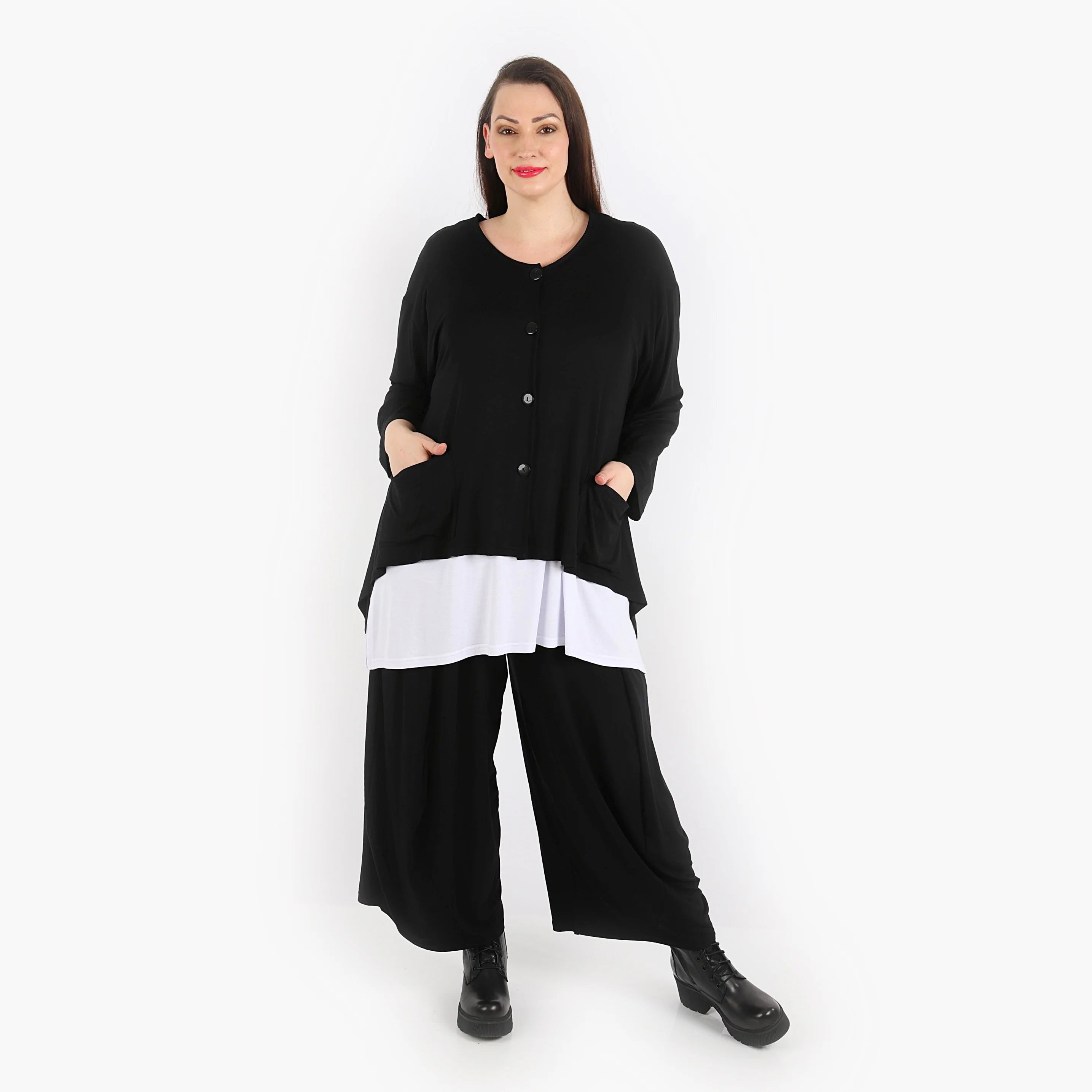  Ballonhose von AKH Fashion aus Viskose, 1312.08069, Schwarz, Schick, Modern, Bequem