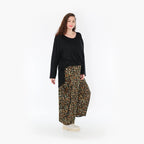  Ballonhose von AKH Fashion aus Viskose, 1370.08069, Schwarz-Braun-Grün, Animal, Schick