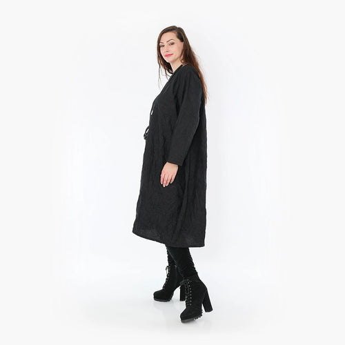 Kleid von AKH Fashion aus Viskose in gerader Form, ausgefallene Lagenlook Mode