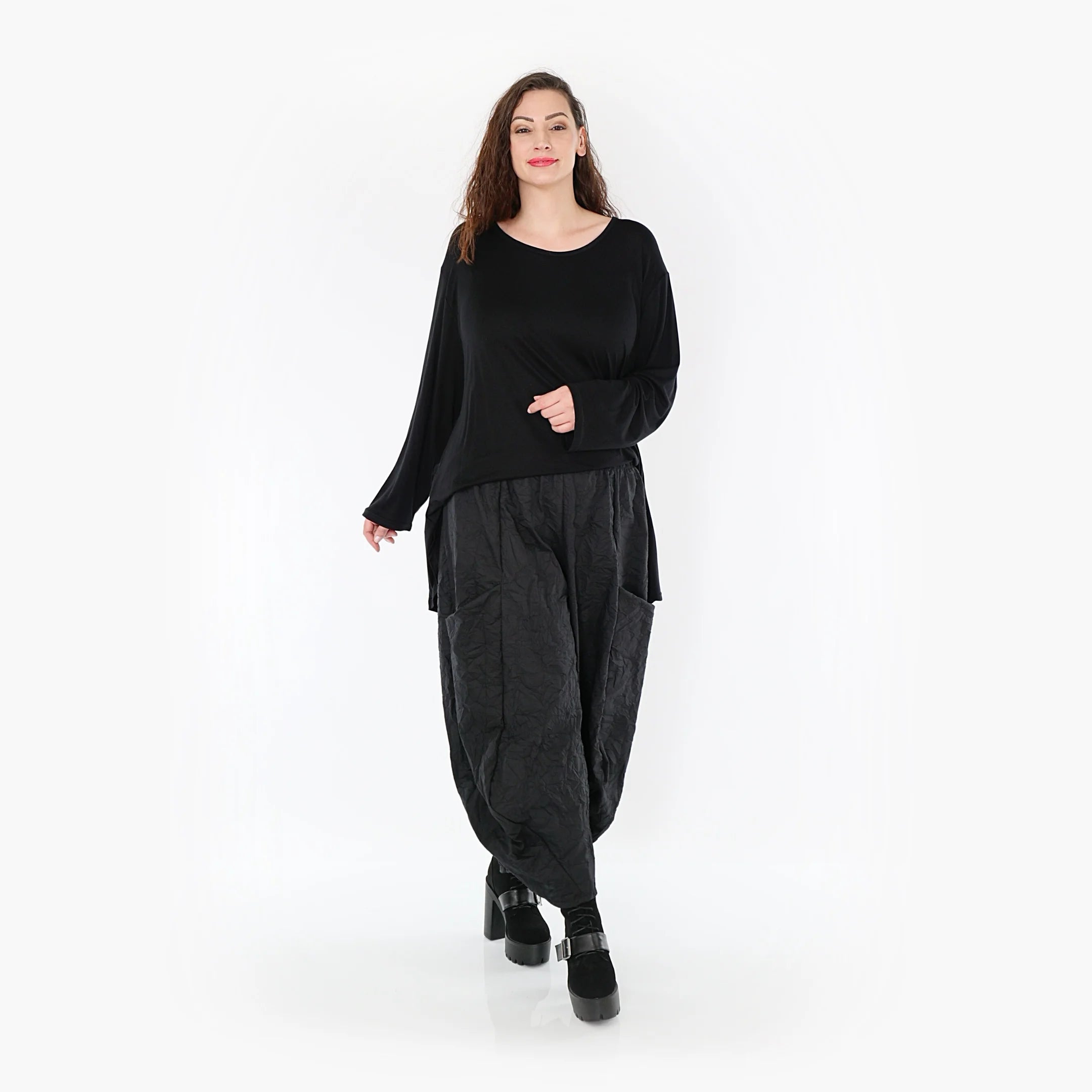 Ballonhose von AKH Fashion aus Viskose, ausgefallene, zeitlose Lagenlook Mode