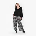  Ballonhose von AKH Fashion aus Materialmix, 1375.08069, Dunkelgrau-Grau, Kariert, Schick