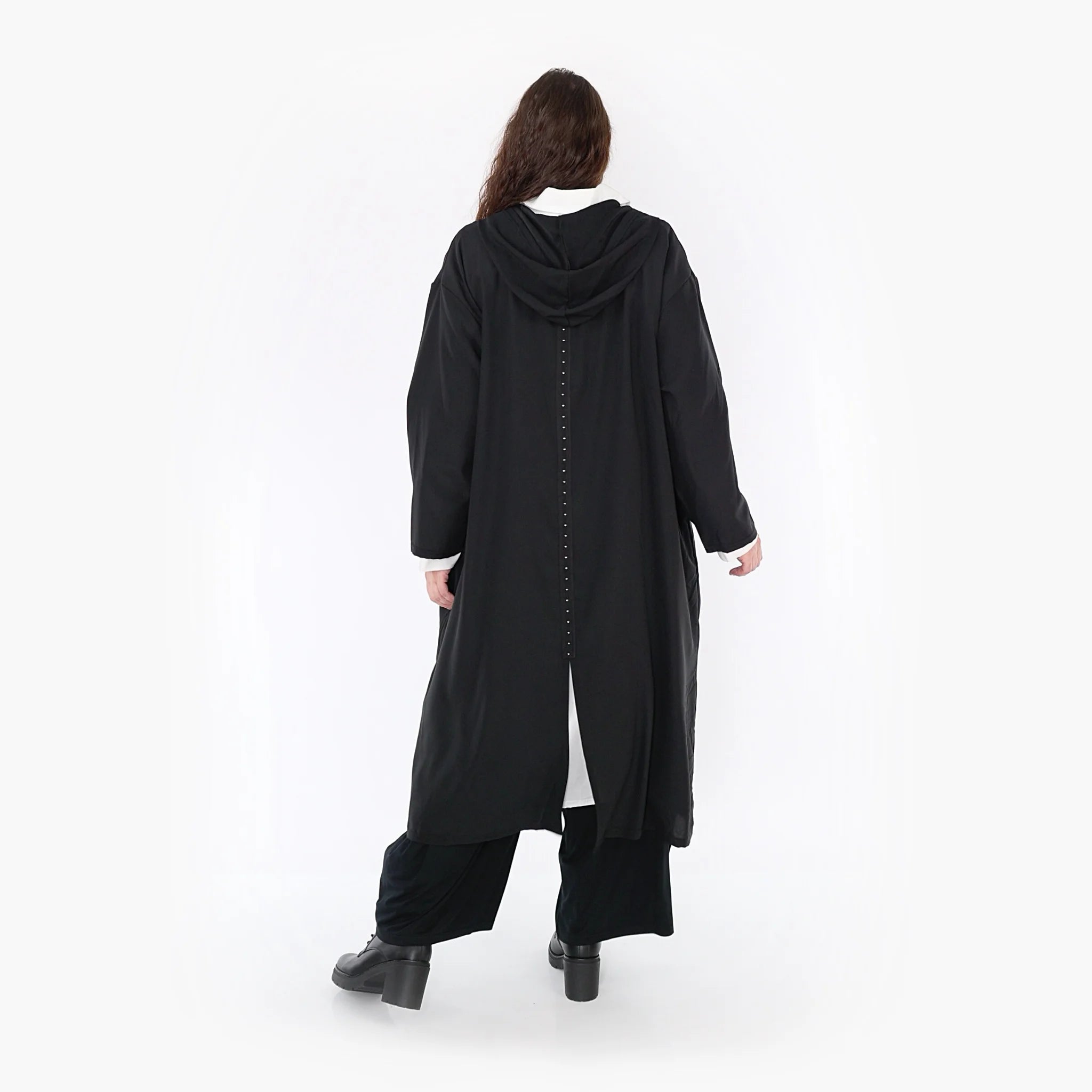  A-Form Mantel von AKH Fashion aus Viskose, 1325.06976, Schwarz, Schick, Modern, Bequem