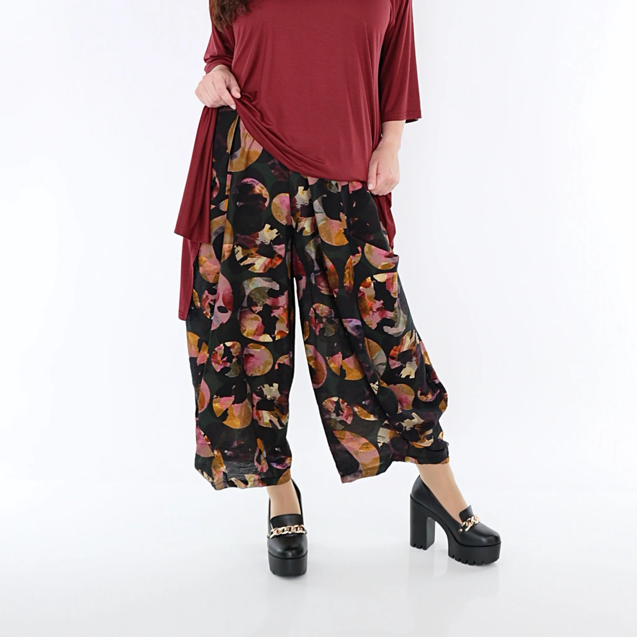 Ballonhose von AKH Fashion aus Viskose, ausgefallene, zeitlose Lagenlook Mode