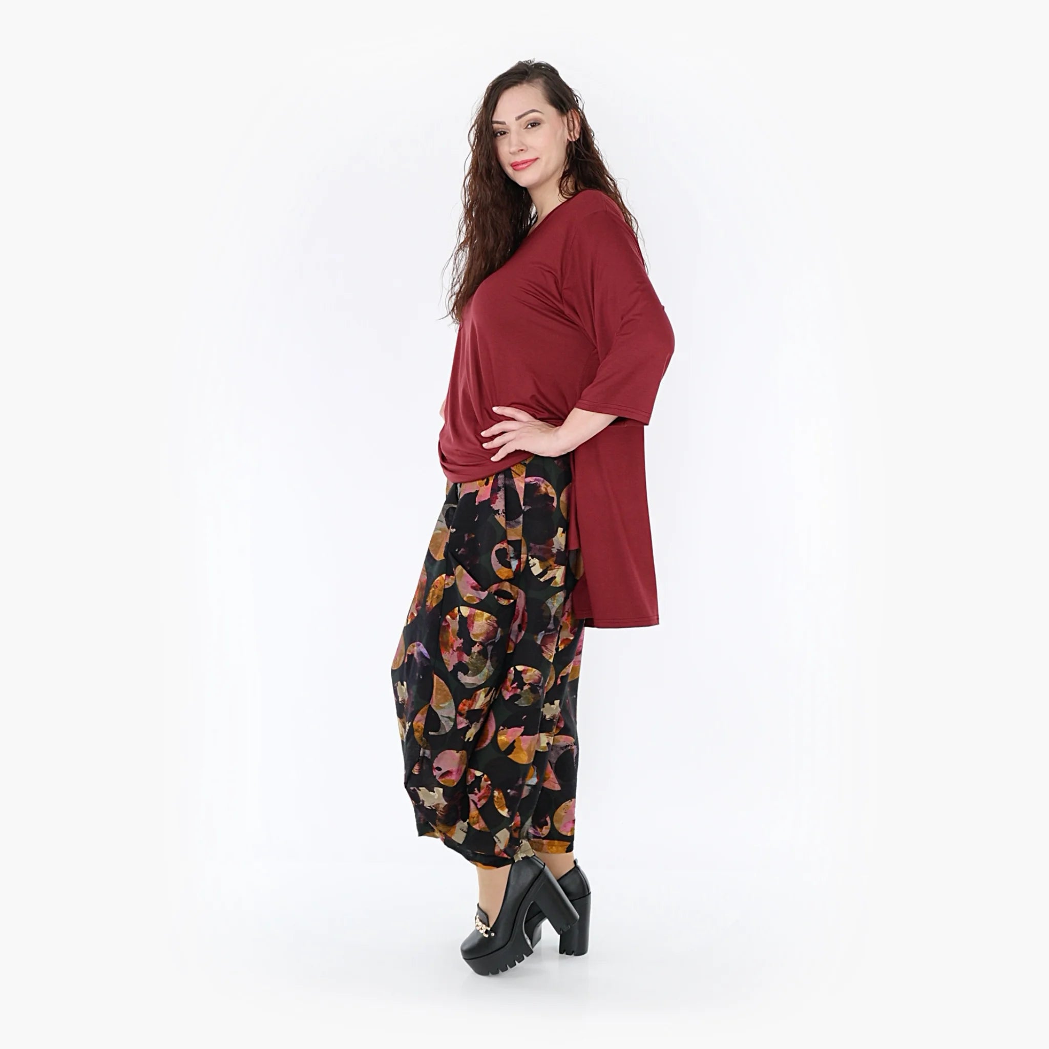 Ballonhose von AKH Fashion aus Viskose, ausgefallene, zeitlose Lagenlook Mode
