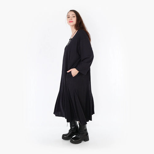  A-Form Kleid von AKH Fashion aus Viskose, 1340.06972, Schwarz, Schick, Modern, Bequem
