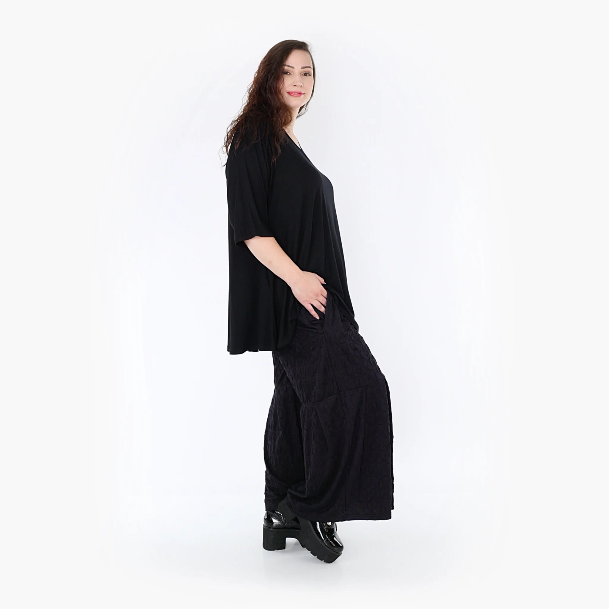  Ballonhose von AKH Fashion aus Viskose, 1341.06974, Schwarz, Schick, Modern, Bequem