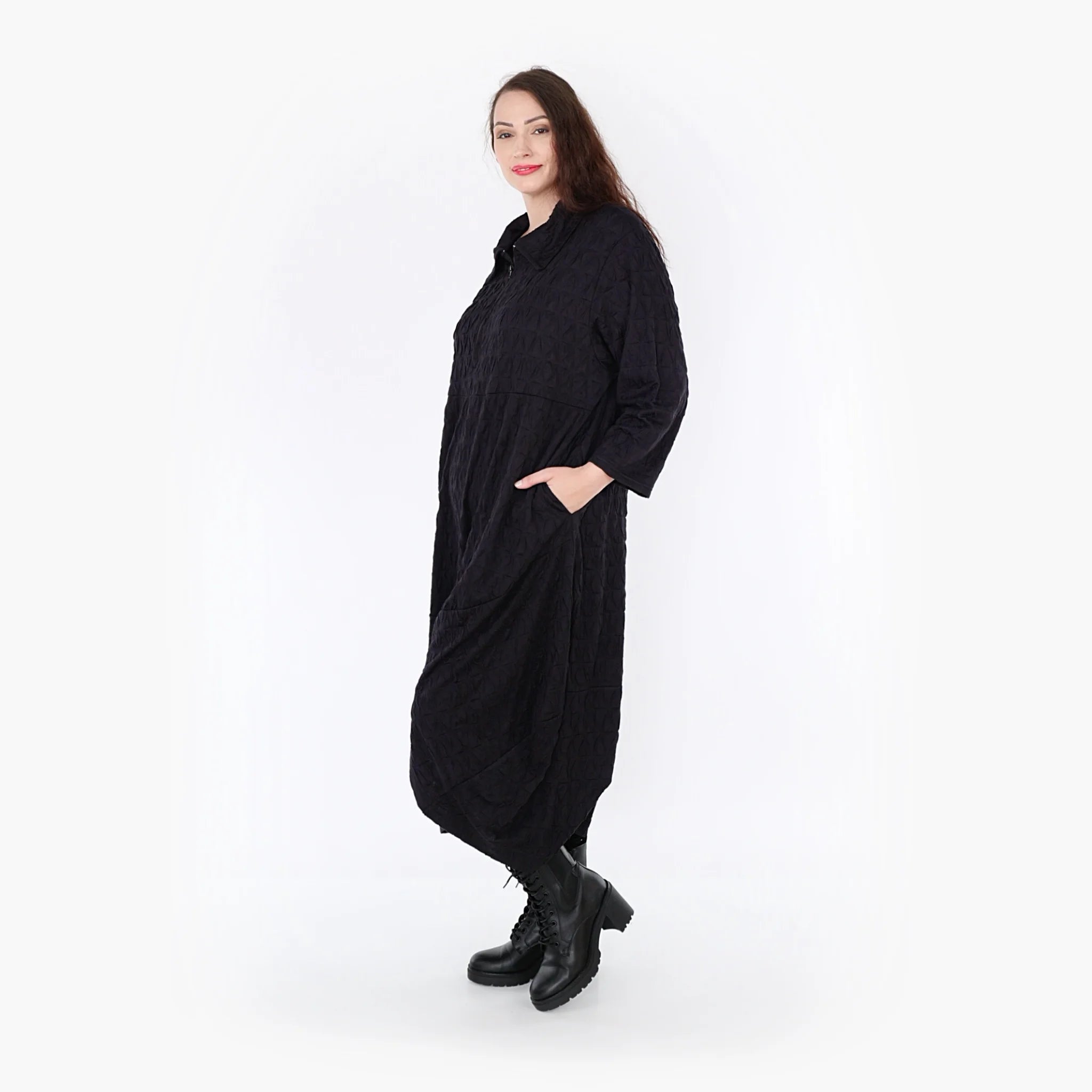  Ballonkleid von AKH Fashion aus Viskose, 1341.06975, Schwarz, Schick, Modern, Bequem