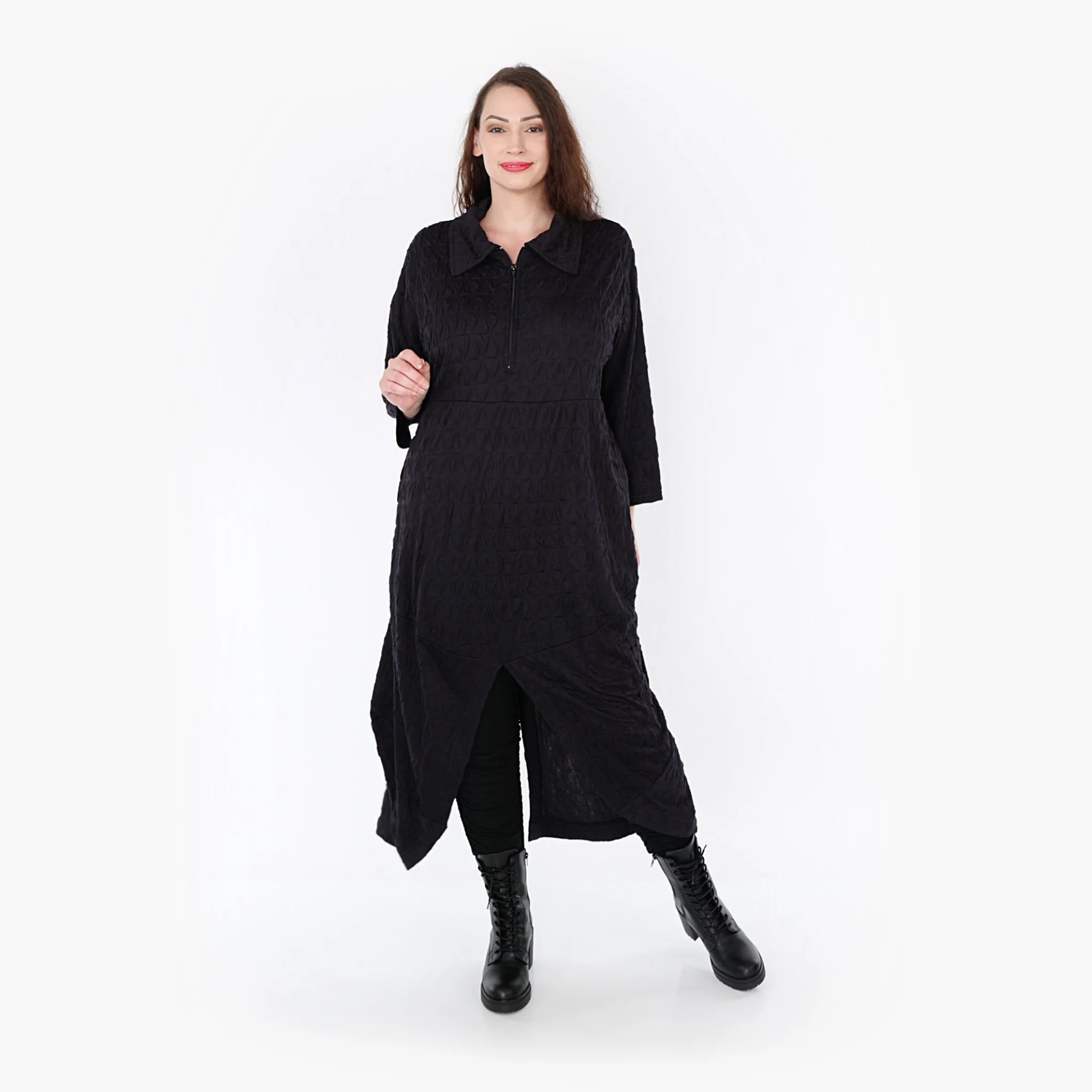  Ballonkleid von AKH Fashion aus Viskose, 1341.06975, Schwarz, Schick, Modern, Bequem