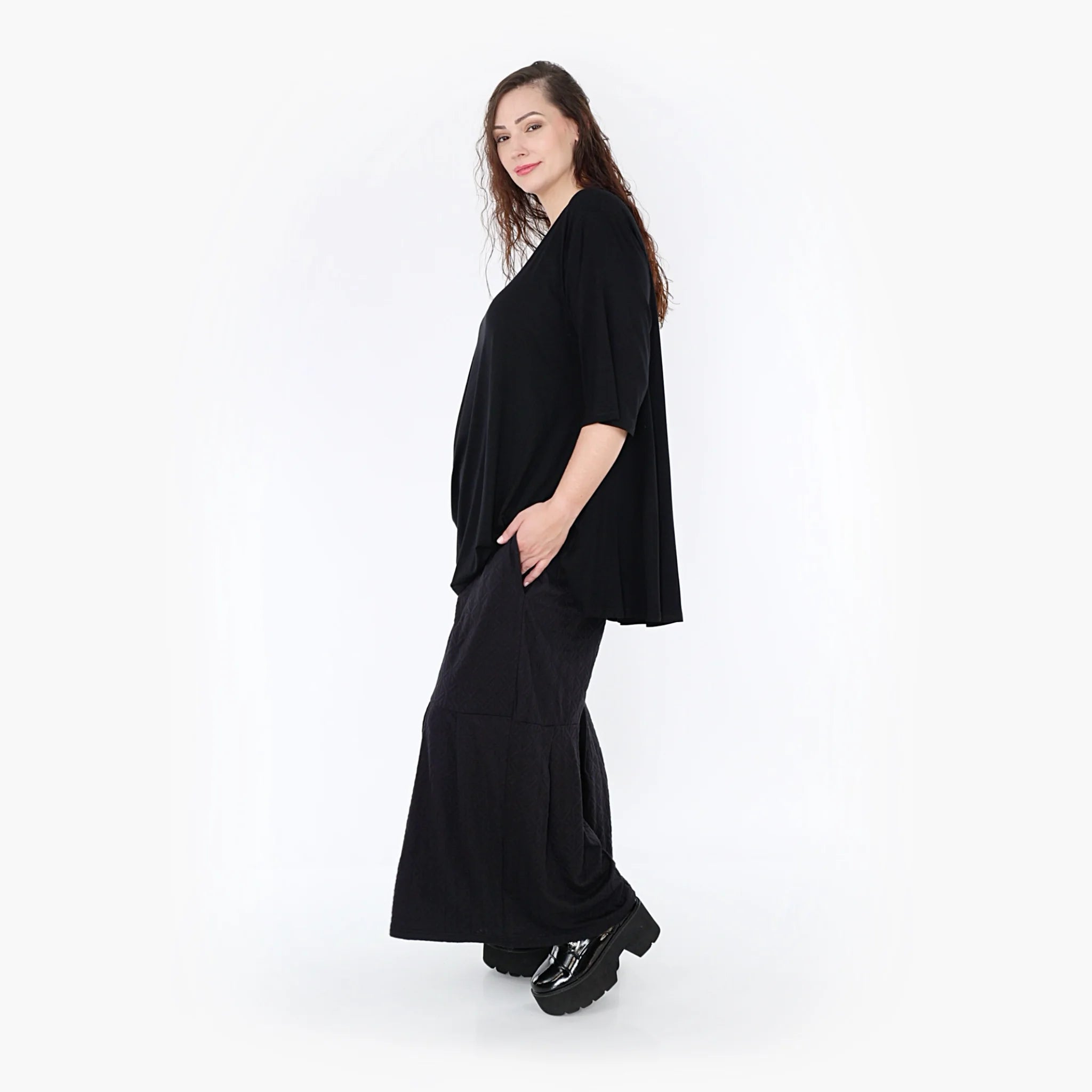  Ballonhose von AKH Fashion aus Viskose, 1342.06974, Schwarz, Schick, Modern, Bequem