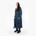  Ballonmantel von AKH Fashion aus Viskose, 1344.06976, Petrol-Schwarz, Schick, Modern