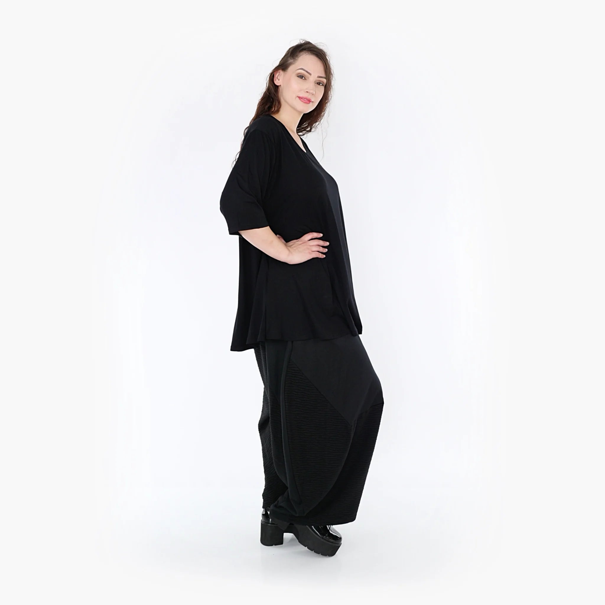 Haremshose von AKH Fashion aus Materialmix, ausgefallene, zeitlose Lagenlook Mode
