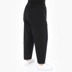  Karottenform Hose von Zedd Plus aus Baumwolle, 25093, Schwarz, Schick, Modern, Bequem