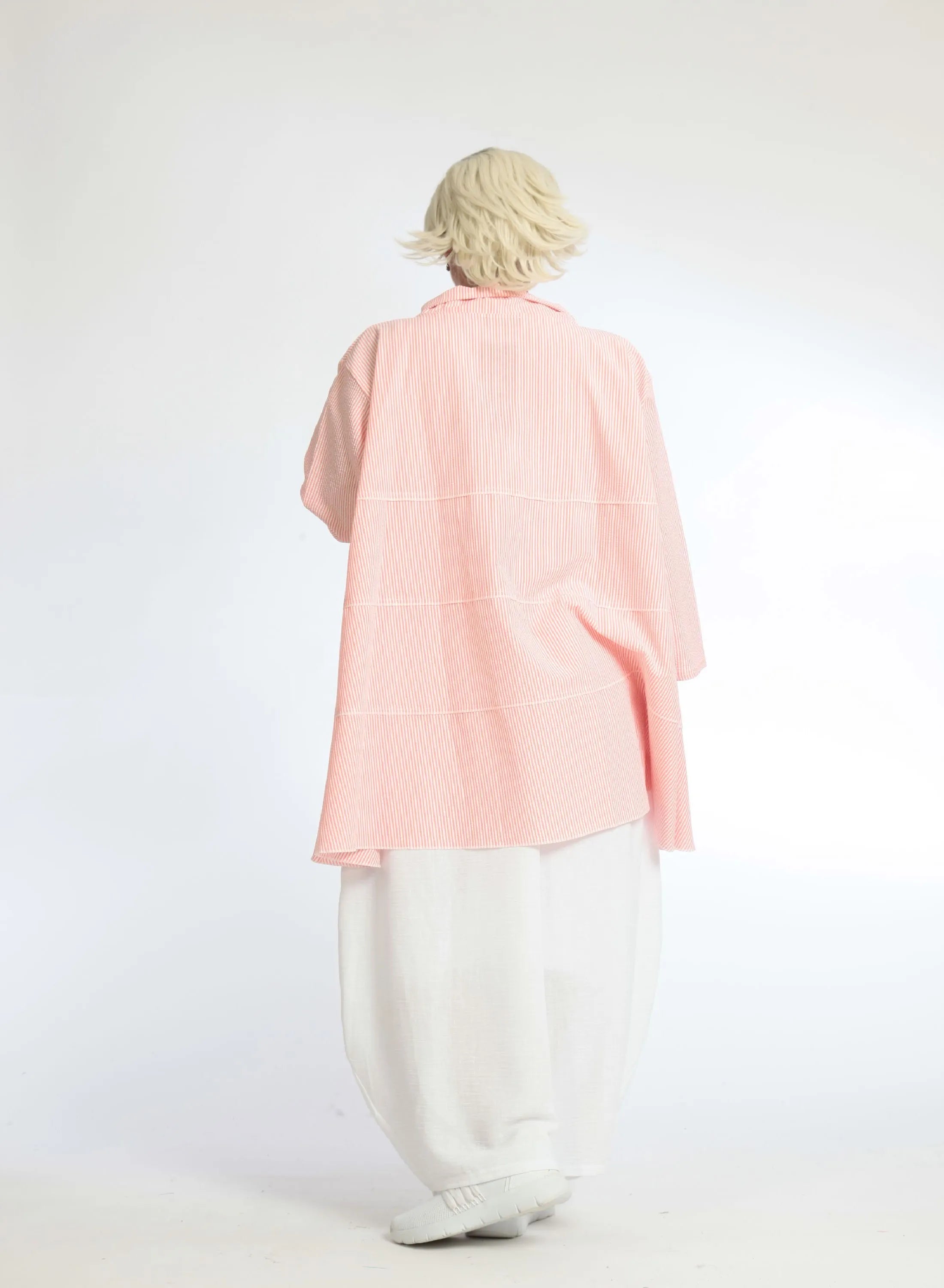  A-Form Jacke von AKH Fashion aus Baumwolle, 1058.06681, Orange, Schick, Modern, Bequem