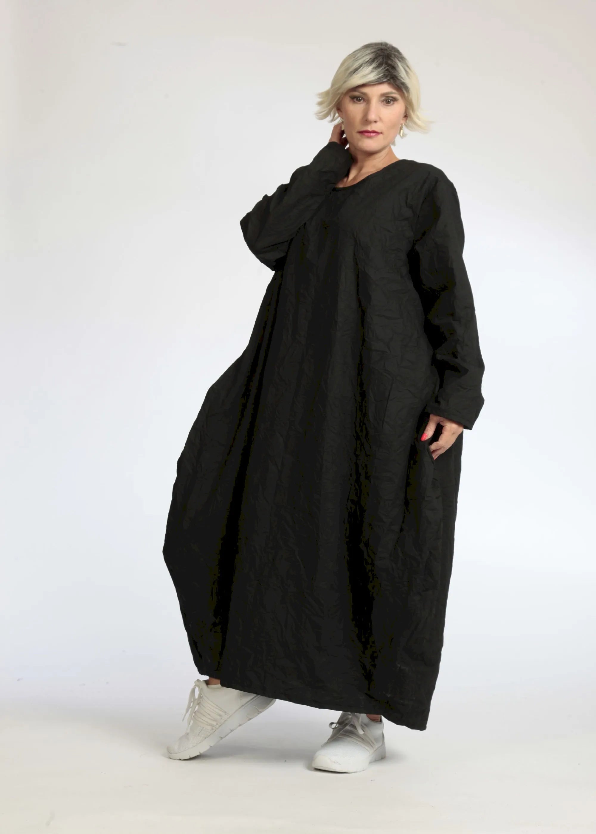 Ballonkleid von AKH Fashion aus Materialmix, ausgefallene, zeitlose Lagenlook Mode