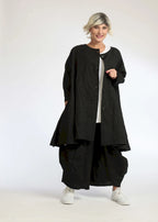 A-Form Jacke von AKH Fashion aus Materialmix, ausgefallene, zeitlose Lagenlook Mode
