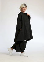 A-Form Jacke von AKH Fashion aus Materialmix, ausgefallene, zeitlose Lagenlook Mode