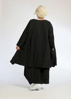 A-Form Jacke von AKH Fashion aus Materialmix, ausgefallene, zeitlose Lagenlook Mode