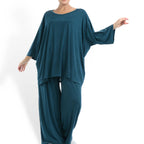 Shirt von AKH Fashion aus Viskose in kastiger Form, ausgefallene Lagenlook Mode