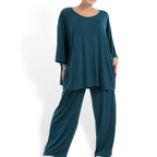 Shirt von AKH Fashion aus Viskose in kastiger Form, ausgefallene Lagenlook Mode