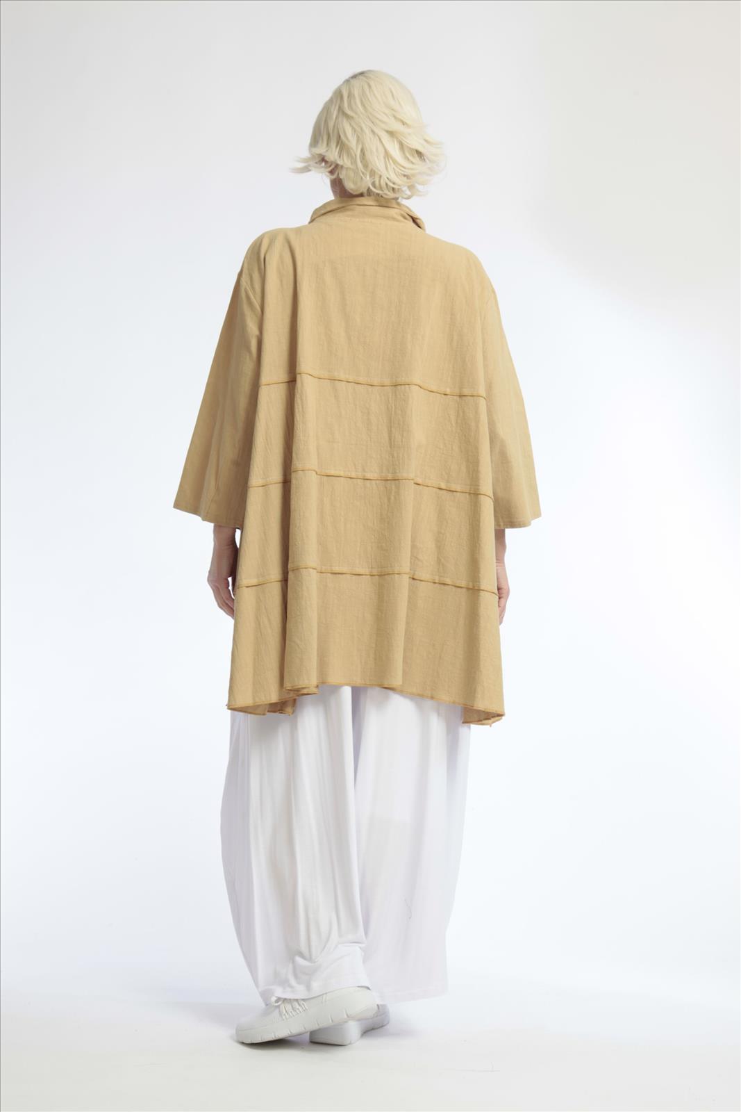  A-Form Jacke von AKH Fashion aus Baumwolle, 1033.06681, Beige, Schick, Modern, Bequem