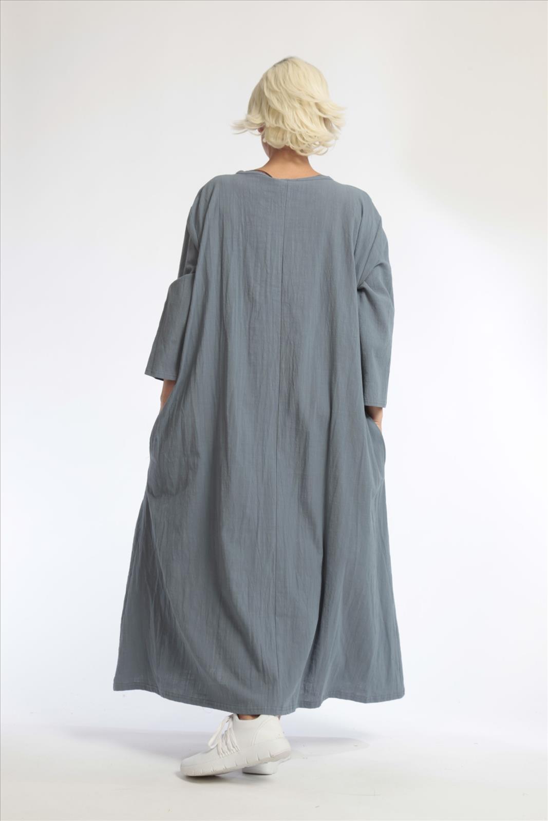  Ballonkleid von AKH Fashion aus Baumwolle, 1033.06790, Blau, Schick, Modern, Bequem