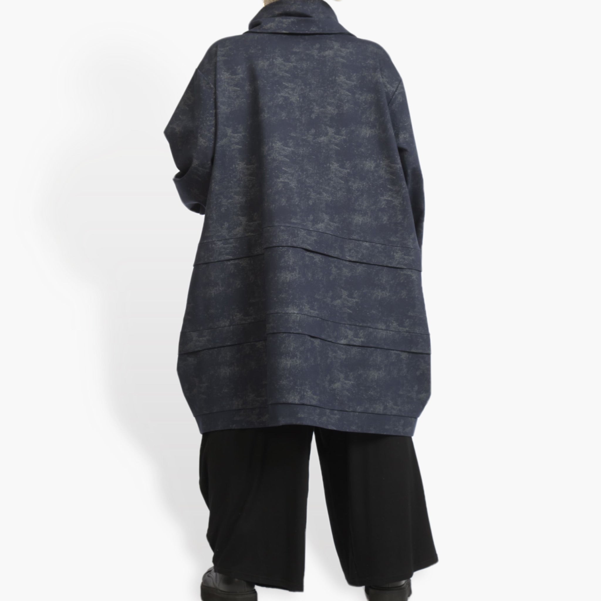  Ballonmantel von AKH Fashion aus Viskose, 0958.06823, Blau, Schick, Modern, Bequem